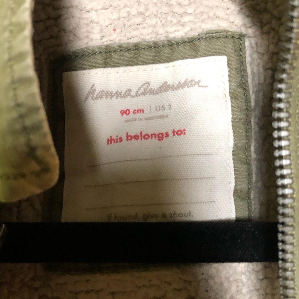 Kids jacket Olive green size 3